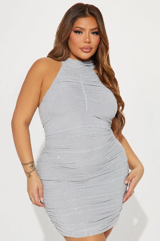 Adaline Mini Dress - Silver