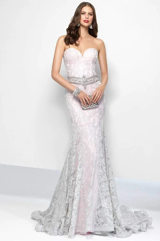 Alyce Paris 6669 Strapless Sweetheart Lace Mermaid Gown