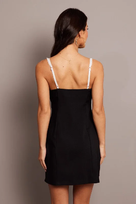 Black Bodycon Dress Singlet Mini