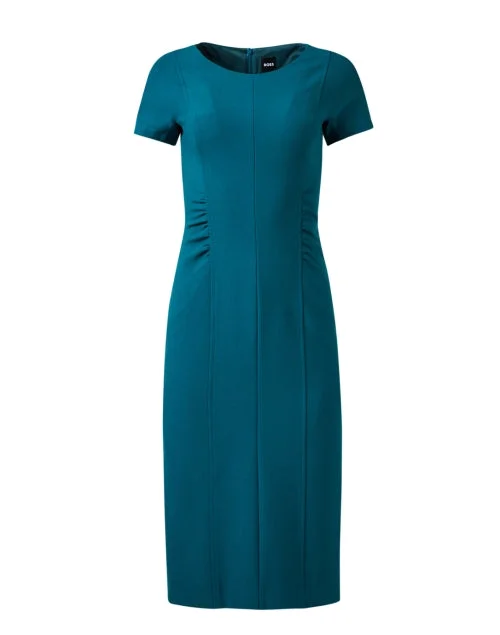 Dakela Teal Sheath Dress