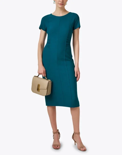 Dakela Teal Sheath Dress