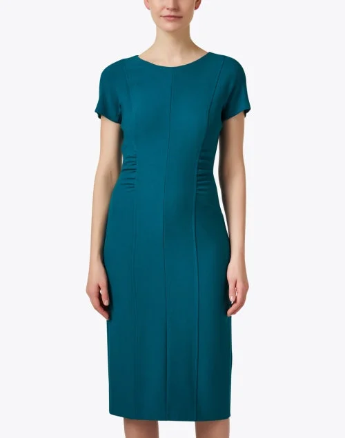 Dakela Teal Sheath Dress