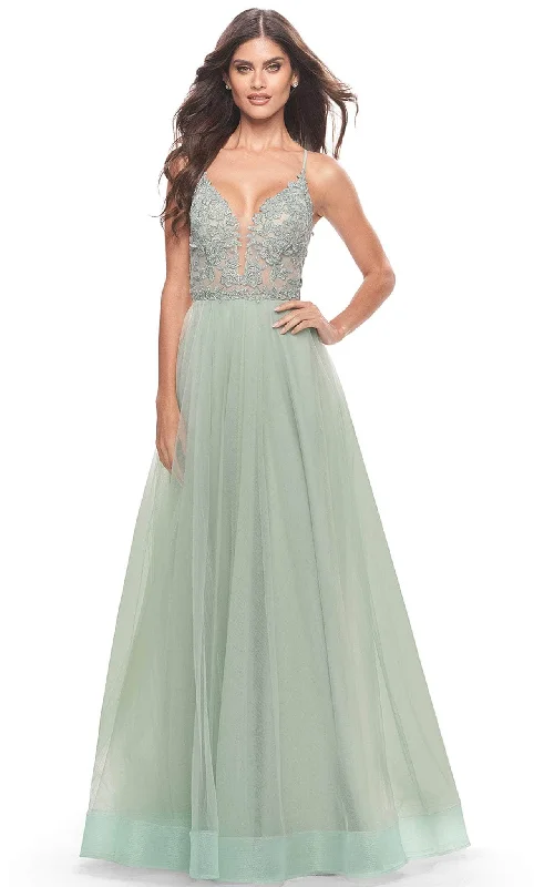 La Femme 31542 - Sleeveless Embellished Prom Dress