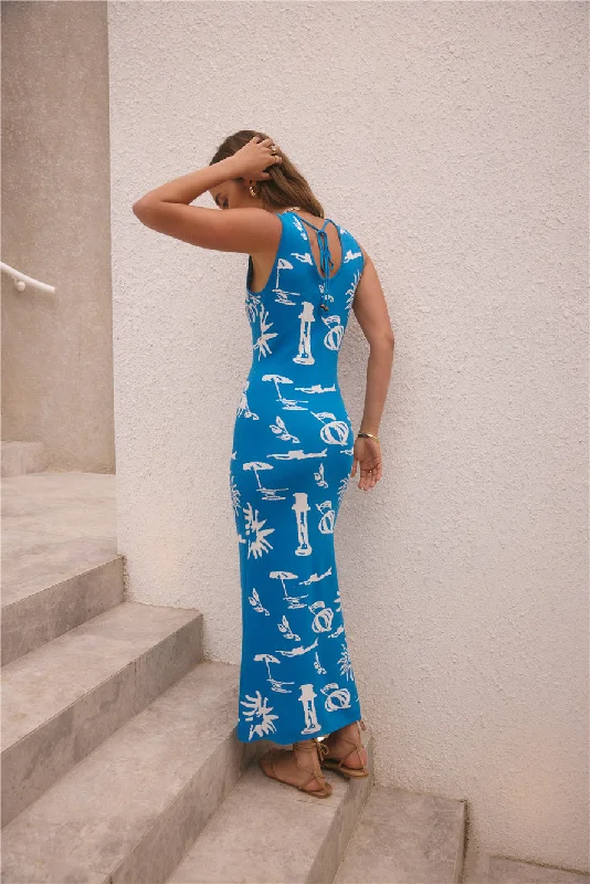 Laguna Maxi Dress Blue