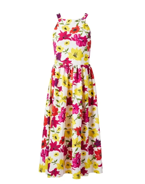 Lastemylar Multi Floral Print Dress