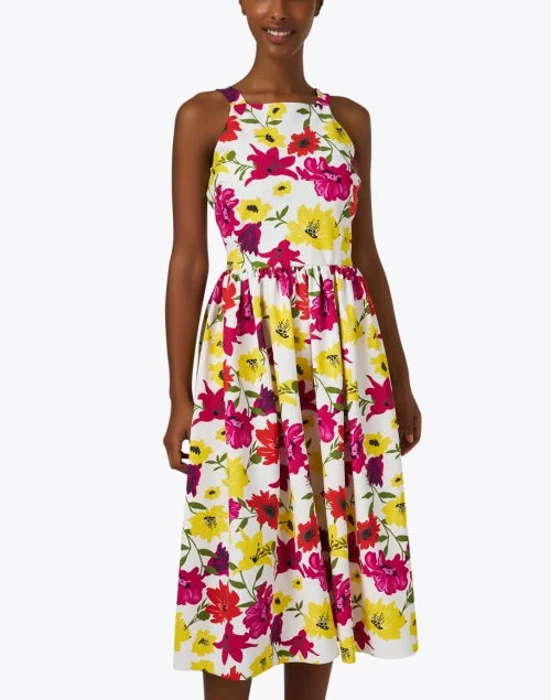 Lastemylar Multi Floral Print Dress