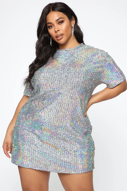 Making Memories T Shirt Dress - Hologram