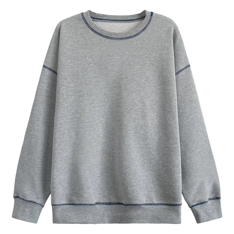 Flytonn-Korean style, Casual fashion, INS dressing, Lazy style, Graduation gift 
NO. 1041 INSIDE OUT SWEATER