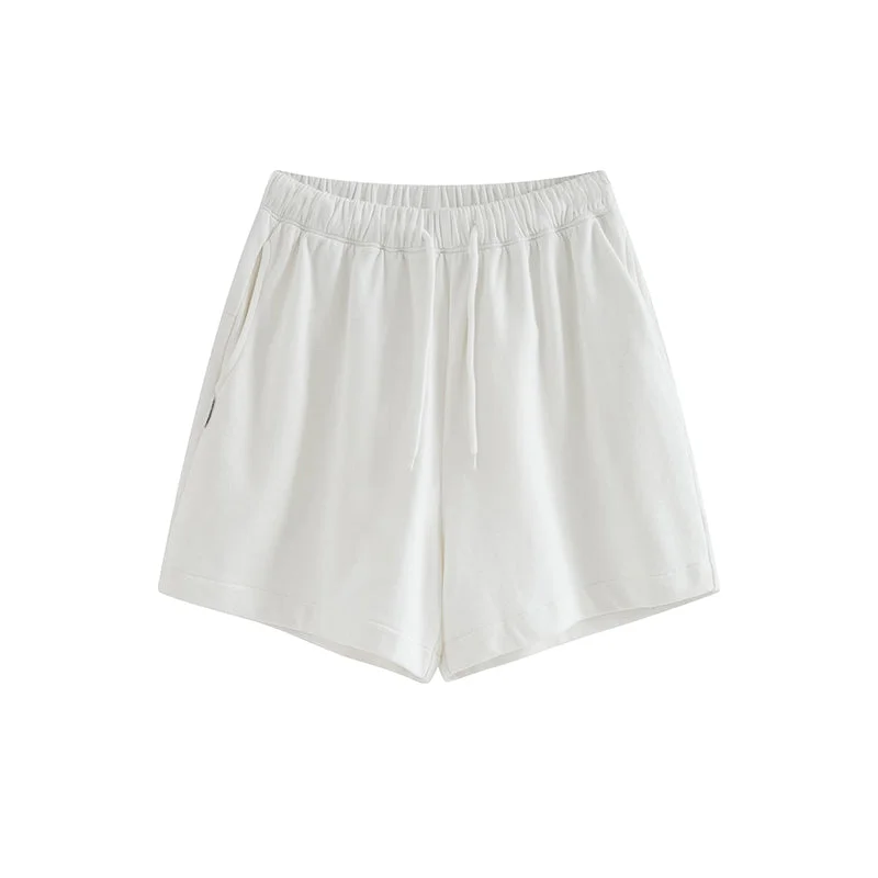 Flytonn-Korean style, Casual fashion, INS dressing, Lazy style, Graduation gift 
NO. 1181 HIGH WASITED SWEAT SHORTS