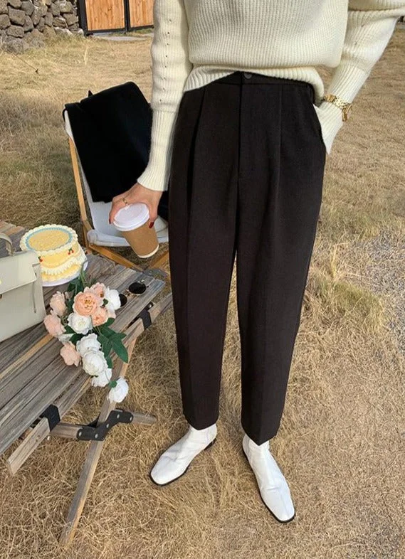 Flytonn-Korean style, Casual fashion, INS dressing, Lazy style, Graduation gift 
NO. 1205 SUIT PANTS