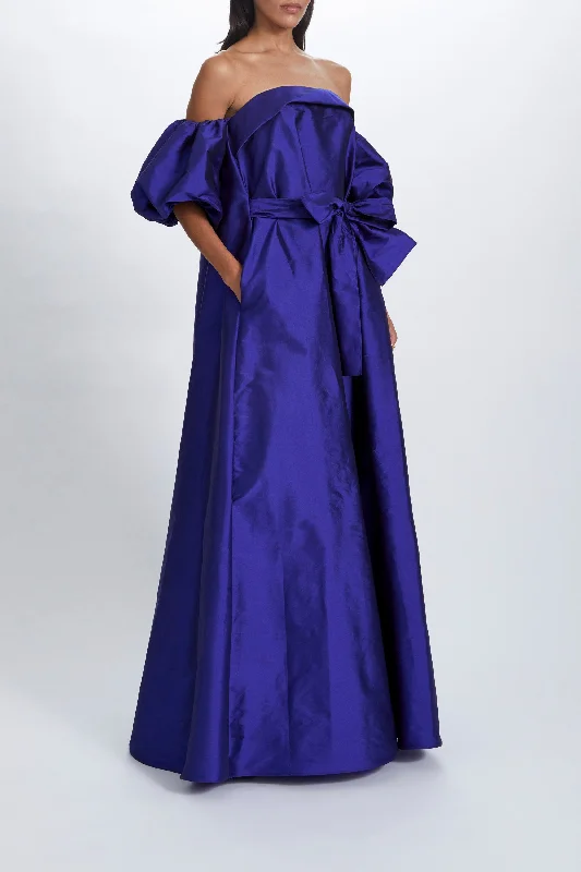 Taffeta Trapeze Gown