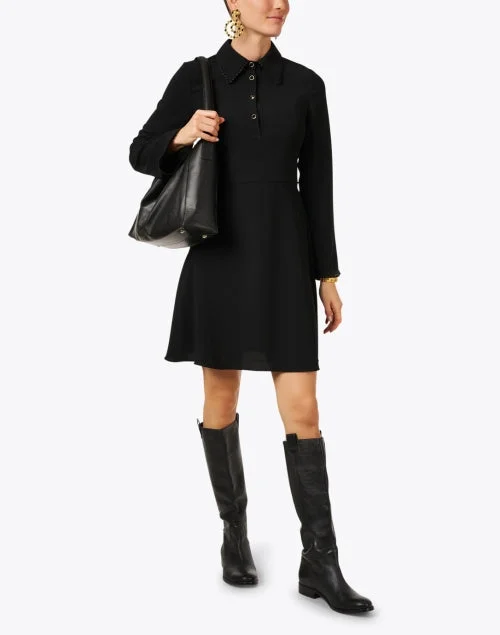 Rielle Black Polo Dress