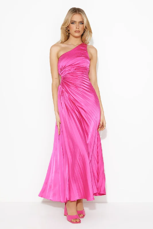 Season Of Weddings Maxi Dress Hot Pink