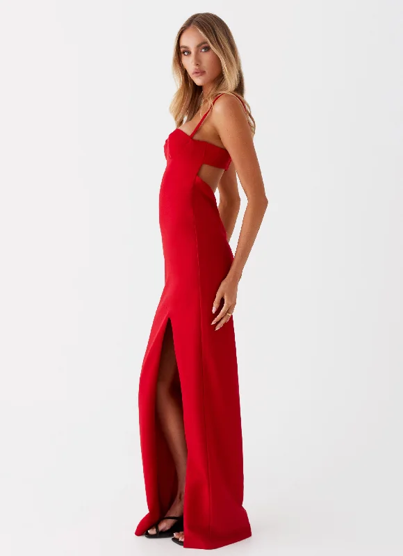 Stefanie Maxi Dress - Red