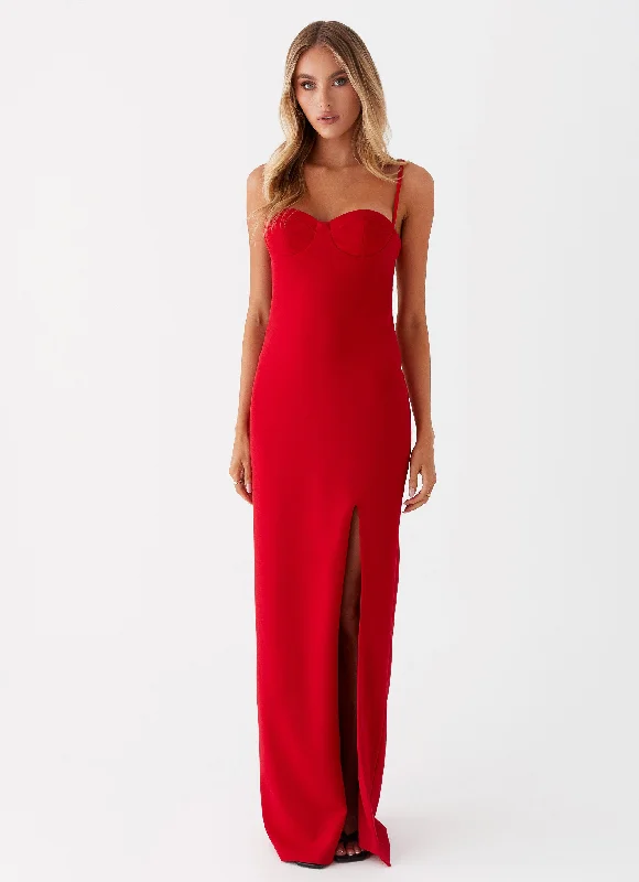 Stefanie Maxi Dress - Red