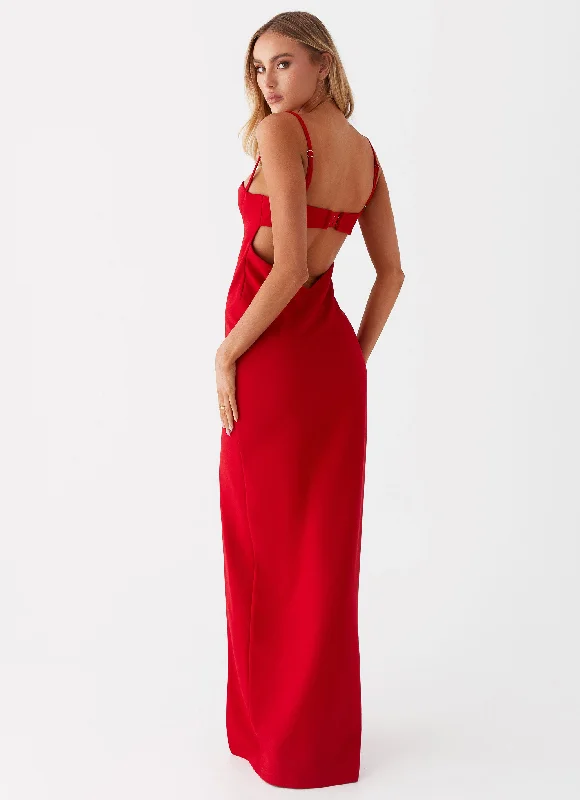 Stefanie Maxi Dress - Red