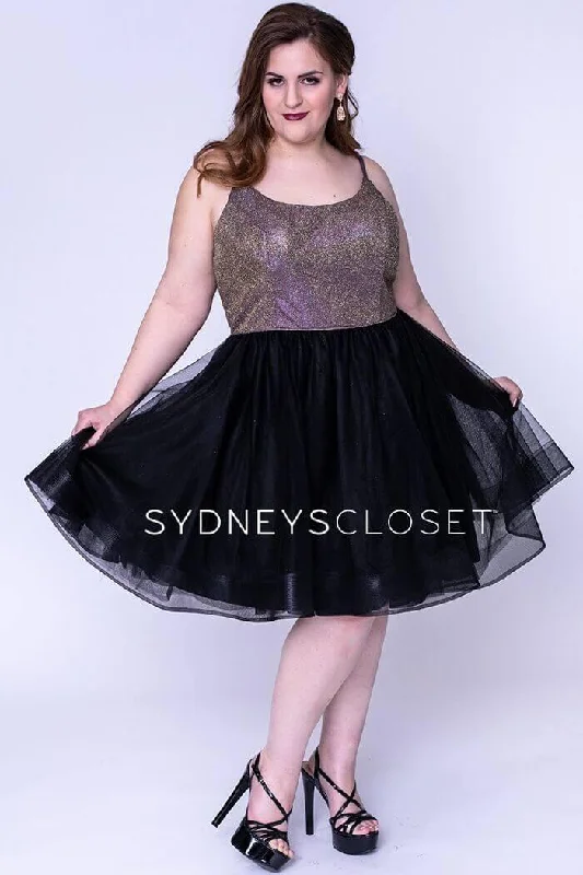 Sydneys Closet Short Homecoming Plus Size Prom Dress