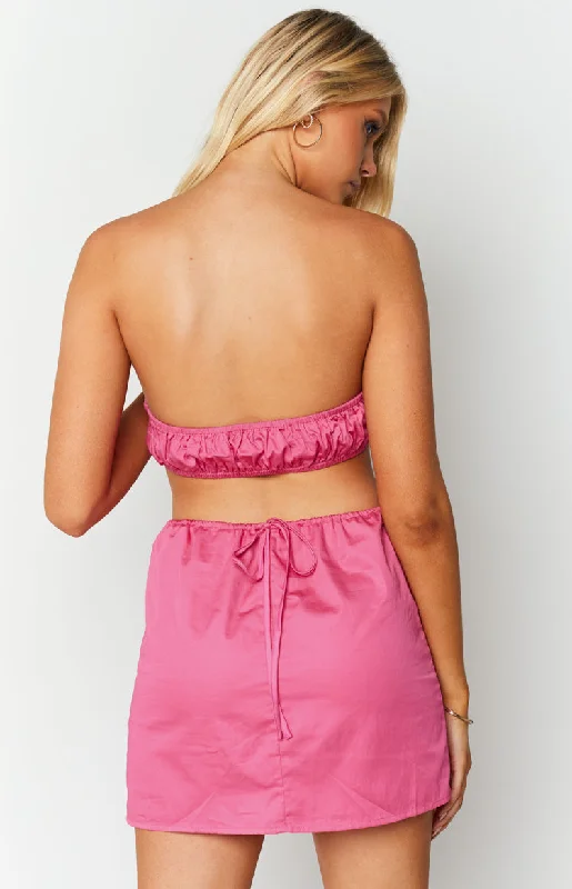 Sylvan Pink Mini Dress