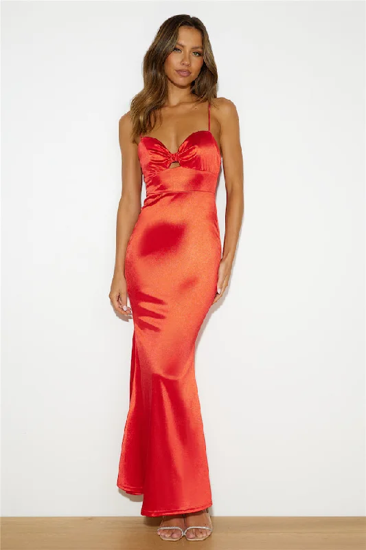 VIP Entrance Maxi Dress Red