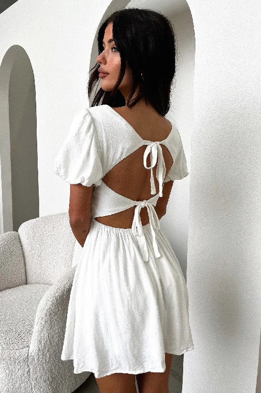 Whitney Dress - White