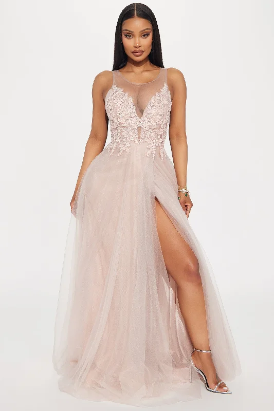 Cinderella Moment Tulle Gown - Mauve