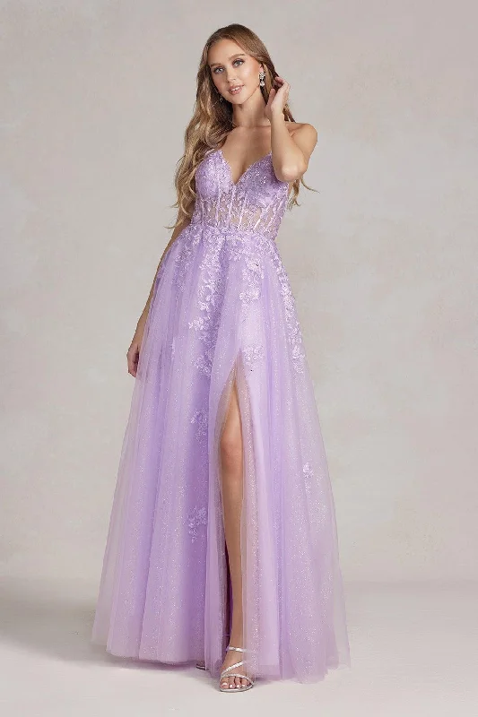 Nox Anabel T1081 Long Sexy A Line Prom Dress