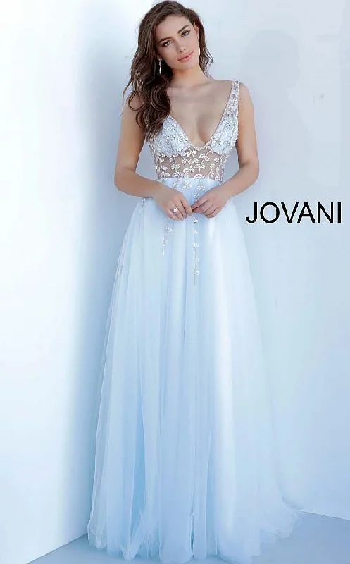 Jovani 3958 Prom Long Sleeveless Ball Gown