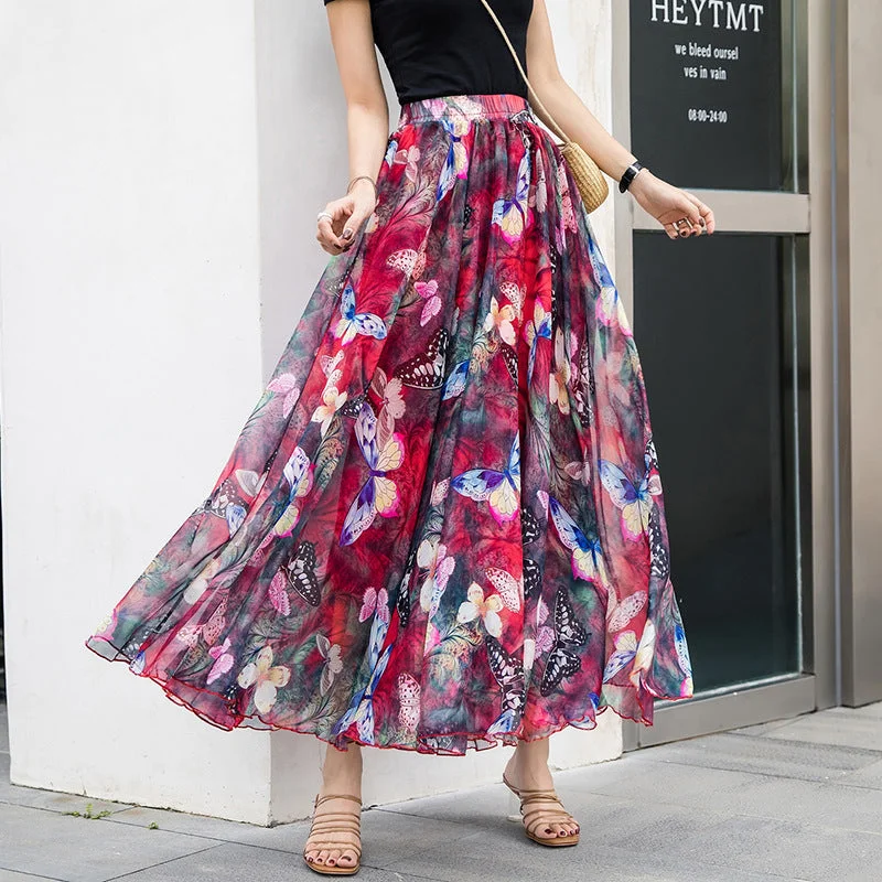 Love Me More Printed Skirt