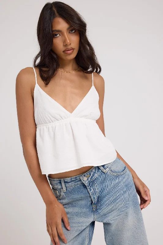 Luck & Trouble Marloes Top White