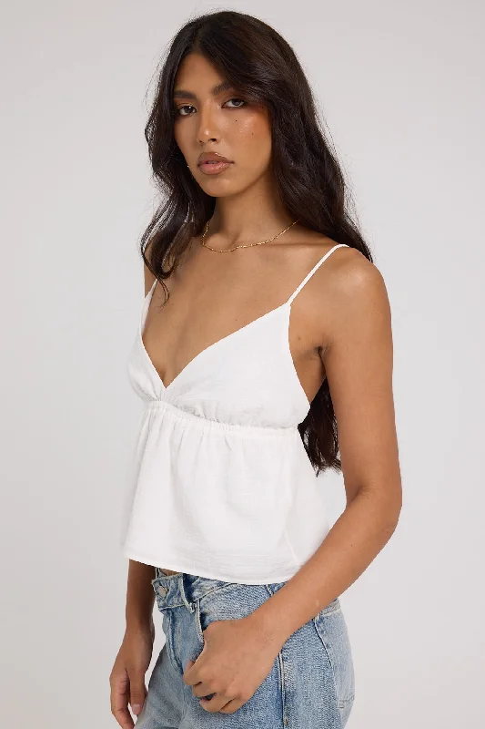 Luck & Trouble Marloes Top White