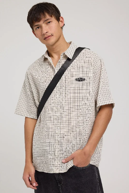 Neovision Secure Check Oversize Short Sleeve Shirt White/Black