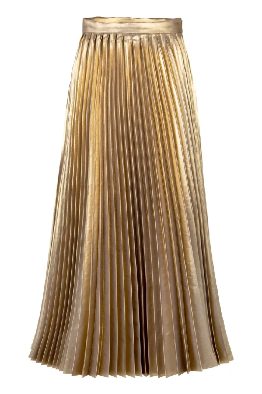 SALE - Trelise Cooper - Heart Pleats for Love Skirt - Gold