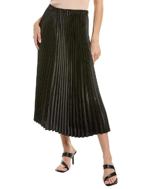 Anne Klein Pull-On Pleated A-Line Skirt