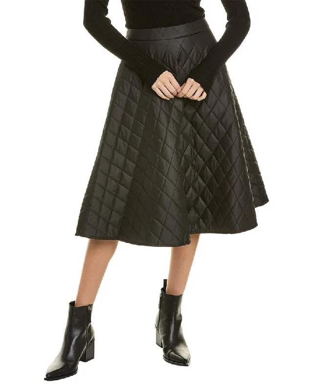 Gracia Quilted A-Line Skirt