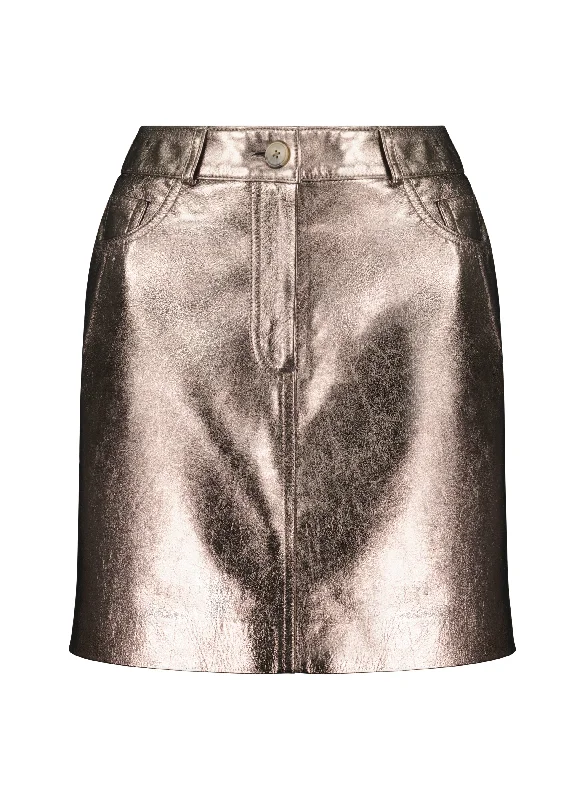 Solange Leather Skirt 