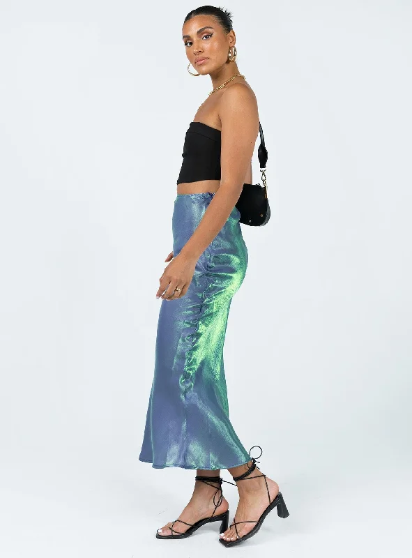 Tobin Maxi Skirt Mermaid Blue