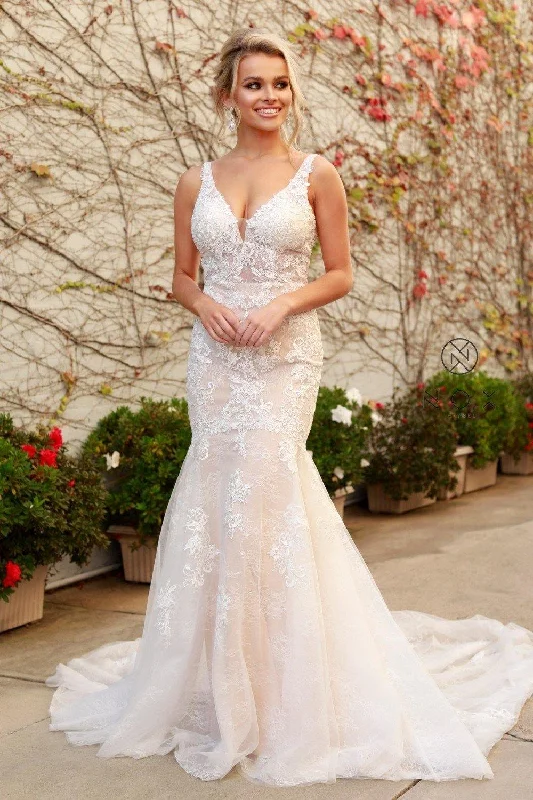 Up to 70% OffLong Open Back Wedding Dress