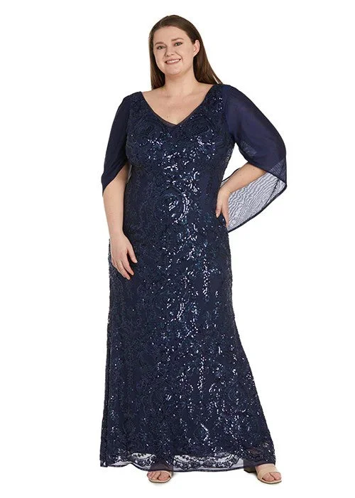 Refresh Your Collection SaleR&M Richards 5909W Long Plus Size Formal Dress