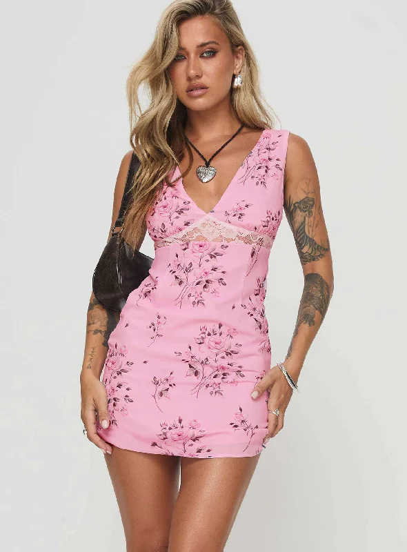 Sale EventRomancer Mini Dress Pink