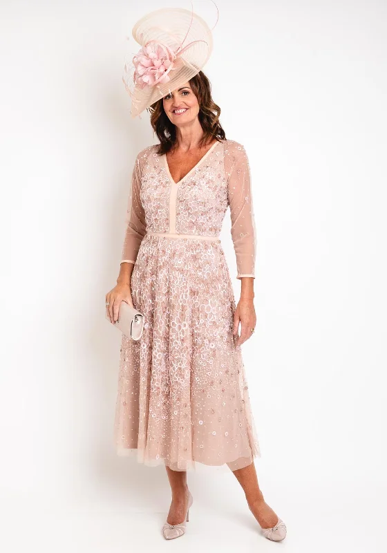 Holiday SaleVeni Infantino Embellished A-Line Maxi Dress, Blush