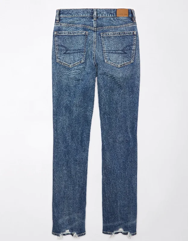 Collector's Item SaleAE Stretch Super High-Waisted Ripped Straight Jean