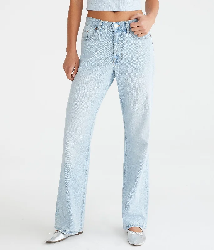 Buy One, Get One (BOGO)Aeropostale Boyfriend Flare Low-Rise Jean