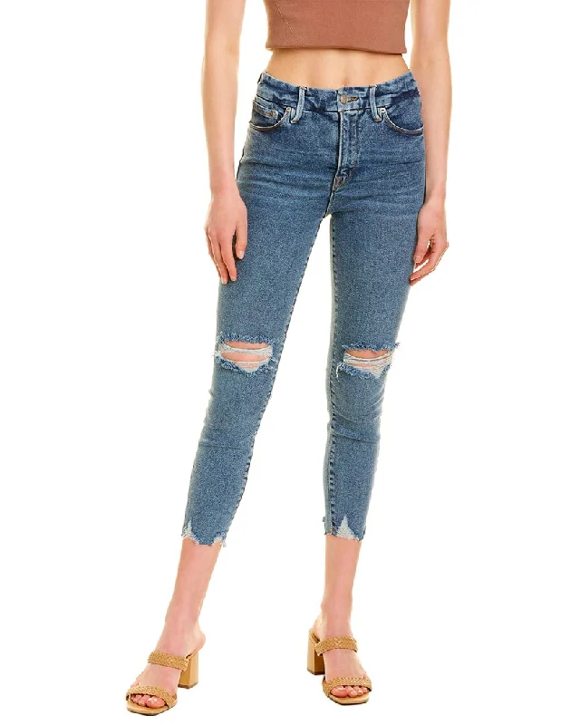 Mother's Day SaleGOOD AMERICAN Good Waist Blue Crop Jean