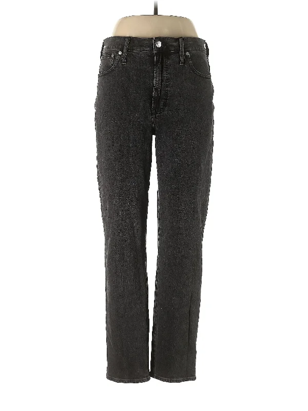 End - of - Season SaleHigh-Rise Straight-leg Jeans in Dark Wash