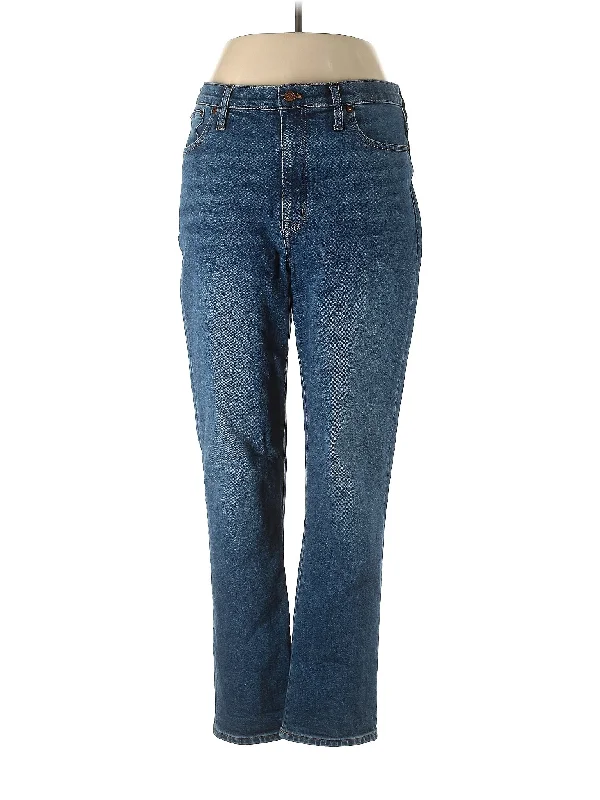 Thanksgiving SaleHigh-Rise Straight-leg Jeans in Medium Wash