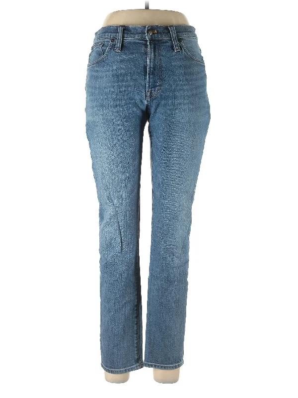 Labor Day SaleHigh-Rise Straight-leg Jeans in Medium Wash