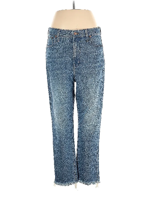 Black Friday SaleHigh-Rise Straight-leg Jeans in Medium Wash