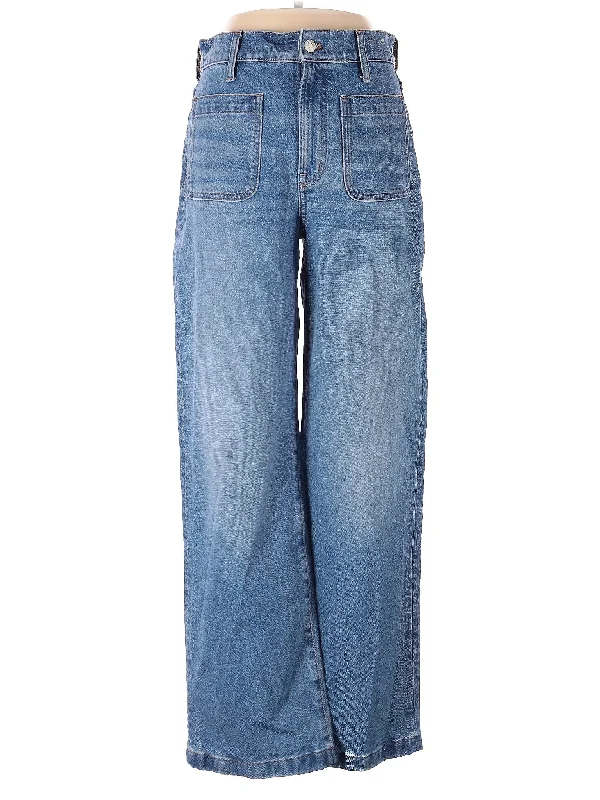 Daily DealsHigh-Rise Wide-leg Jeans in Light Wash