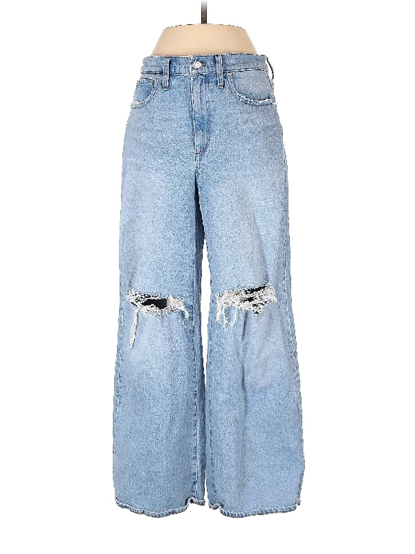 Easy Financing OptionsHigh-Rise Wide-leg Jeans in Light Wash