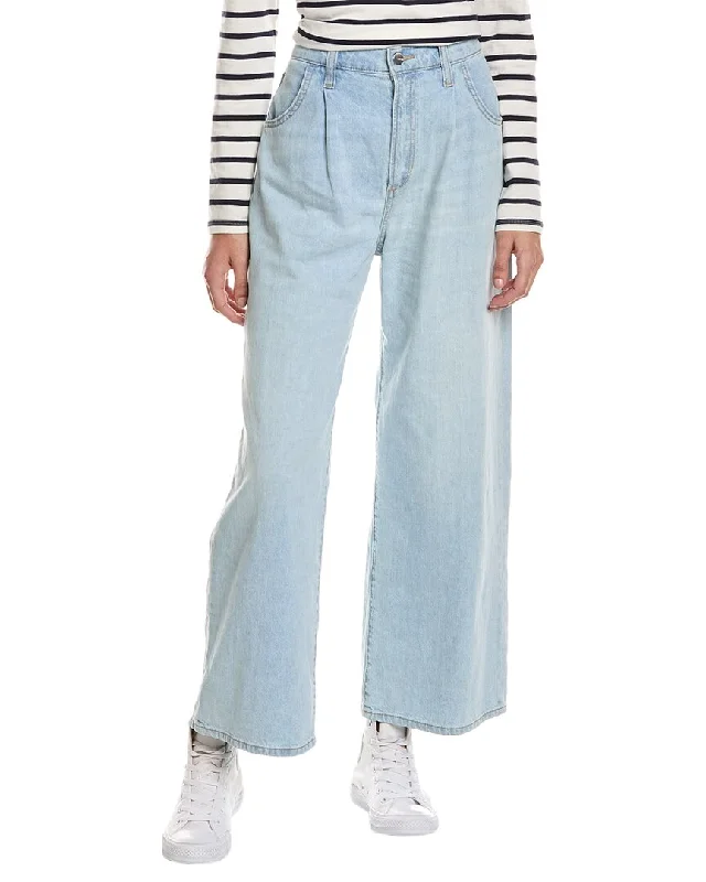 Christmas SaleJOE'S Jeans The Pleated Charming Linen-Blend Wide Leg Jean